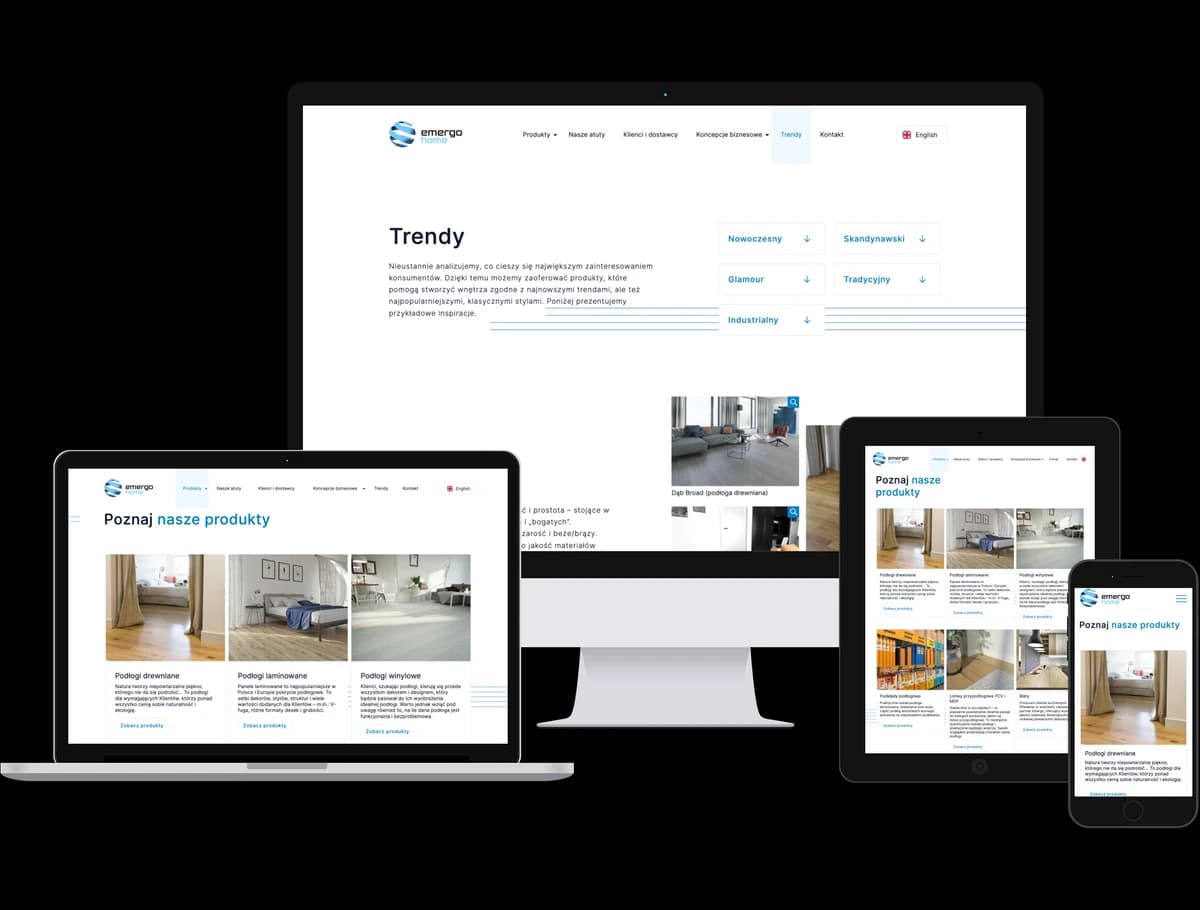 Emergo Home trendy responsywność Emergo Home trendy responsywność