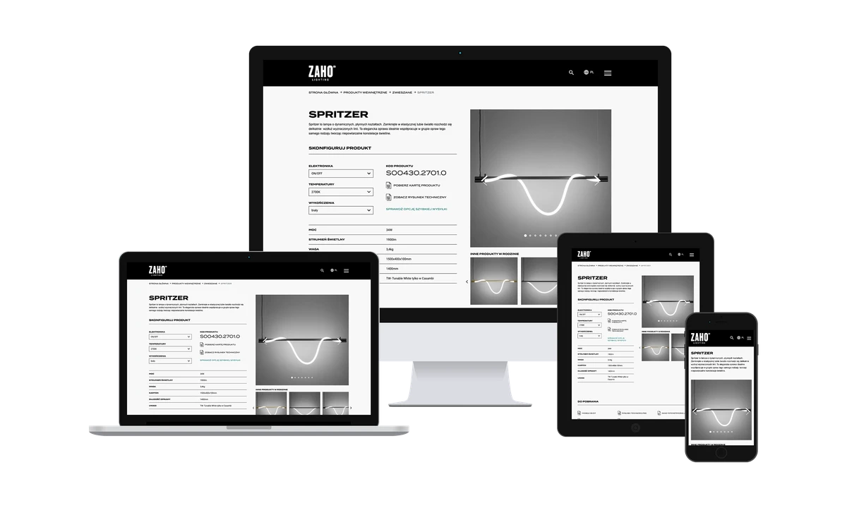 ZAHO LIGHTING ZAHO LIGHTING produkt ZAHO LIGHTING ZAHO LIGHTING produkt