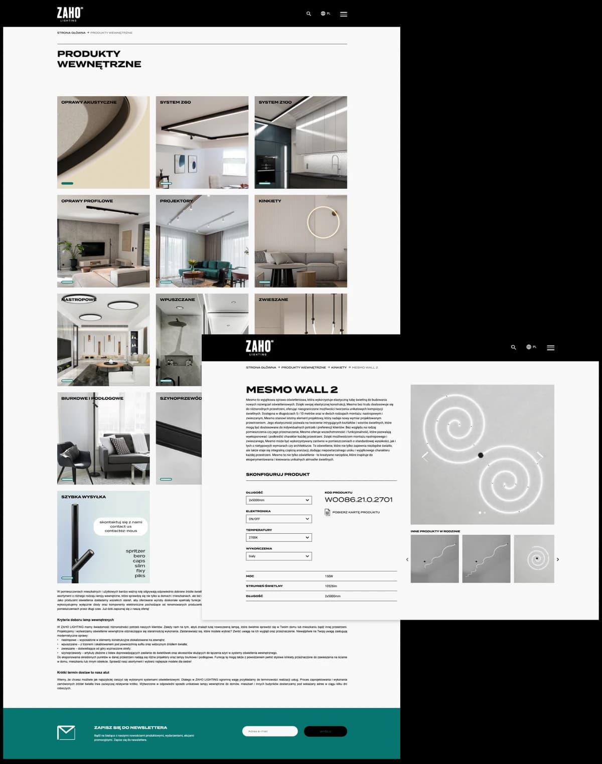 ZAHO LIGHTING ZAHO LIGHTING produkty ZAHO LIGHTING ZAHO LIGHTING produkty