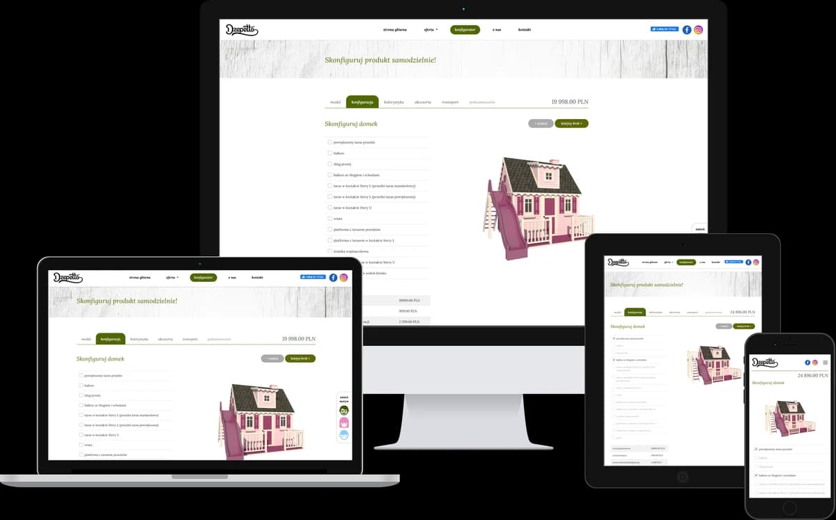 Dżepetto konfigurator Dżepetto konfigurator