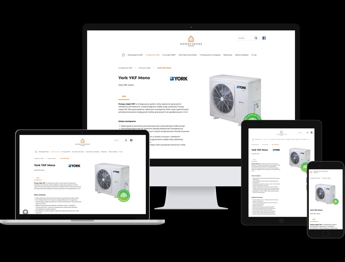 Nowoczesne grzanie responsywny widok produktu Nowoczesne grzanie responsywny widok produktu