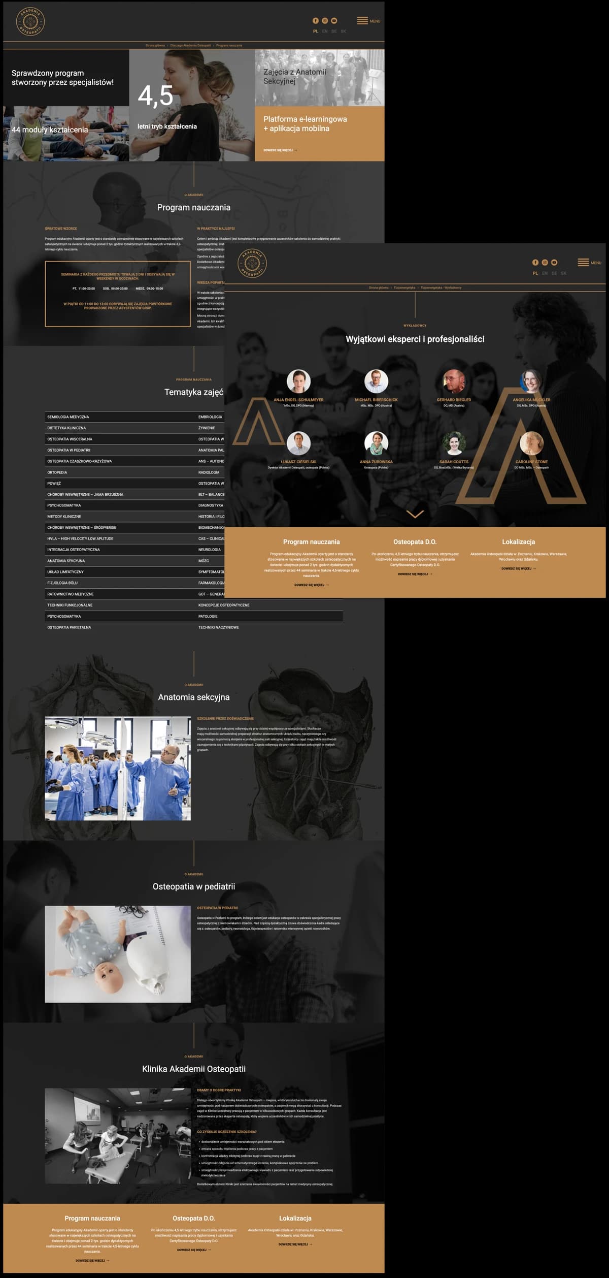 Academy of Osteopathy Akademia Osteopatii - kursy Academy of Osteopathy Akademia Osteopatii - kursy