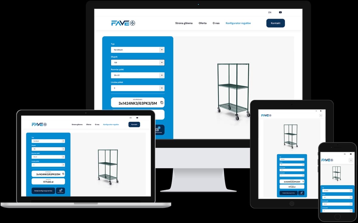 Fave Fave - konfigurator responsive Fave Fave - konfigurator responsive