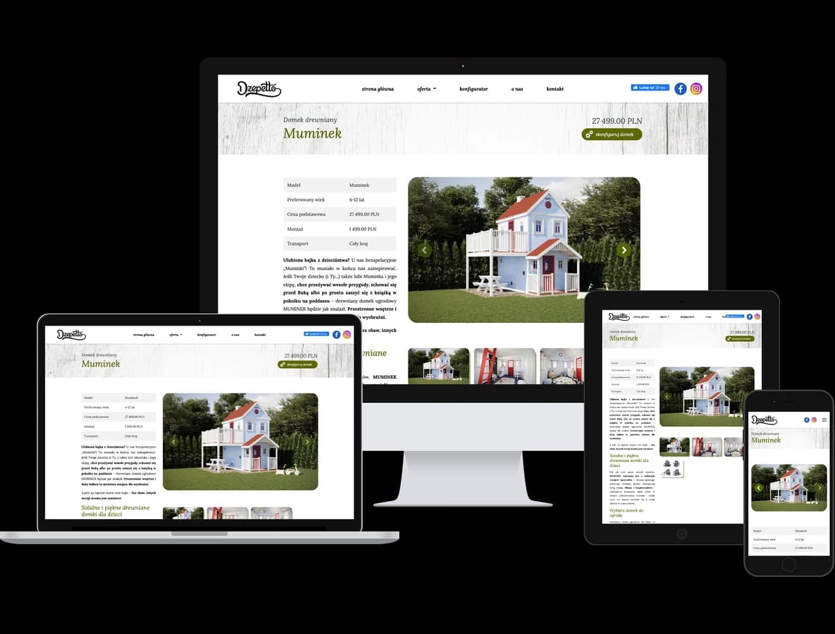 Dżepetto Dżepetto - responsywna produkt Dżepetto Dżepetto - responsywna produkt