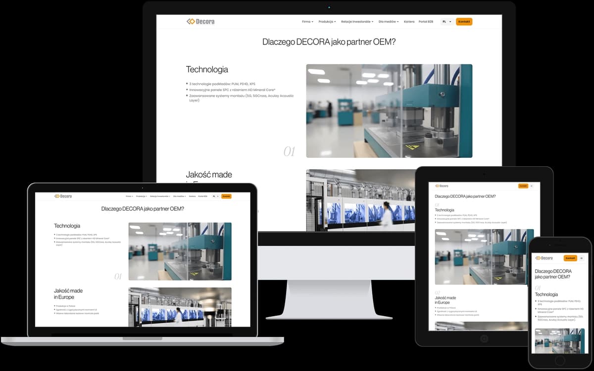 Decora S.A. Decora OEM responsive Decora S.A. Decora OEM responsive