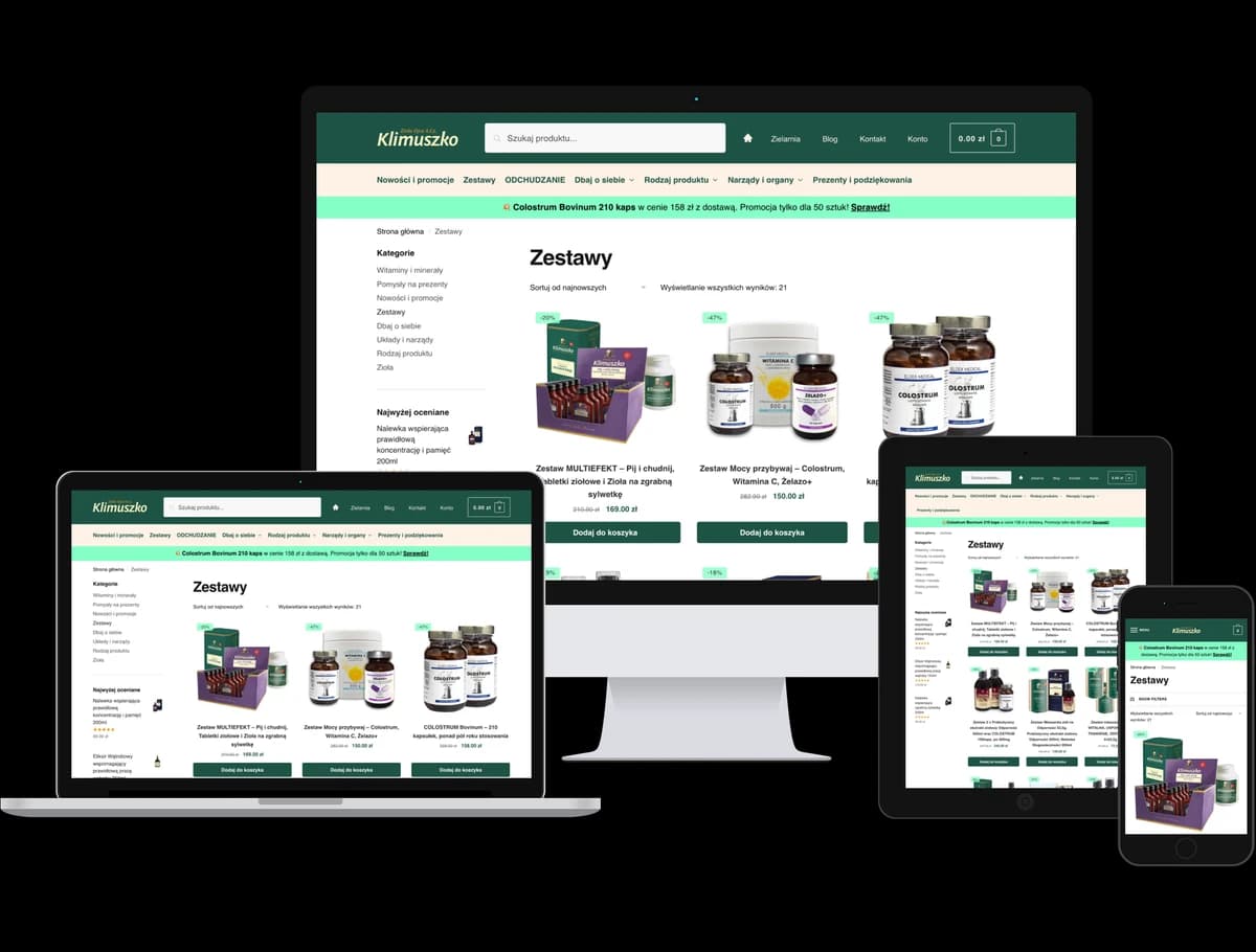 Klimuszko produkty kategoria Klimuszko produkty kategoria