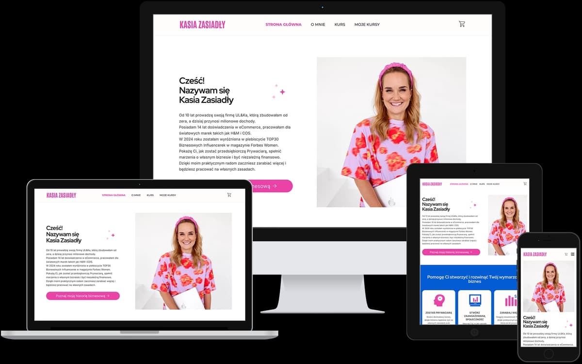 Kasia Zasiadły responsive home Kasia Zasiadły responsive home
