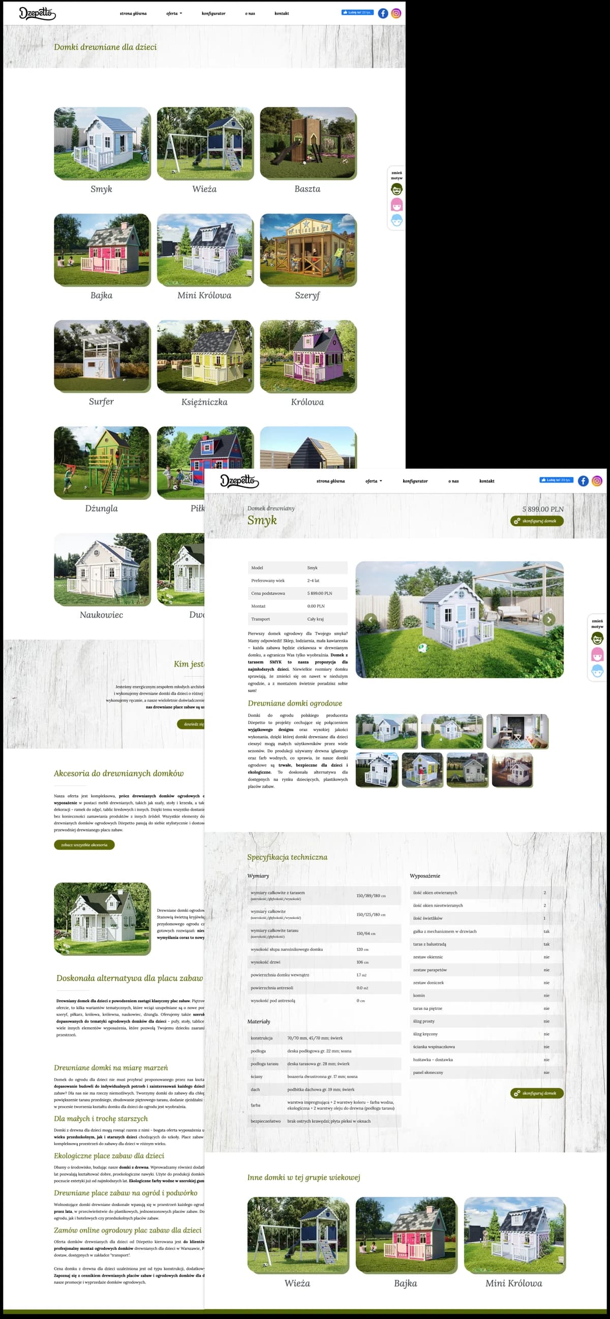 Dżepetto Dżepetto - produkty Dżepetto Dżepetto - produkty