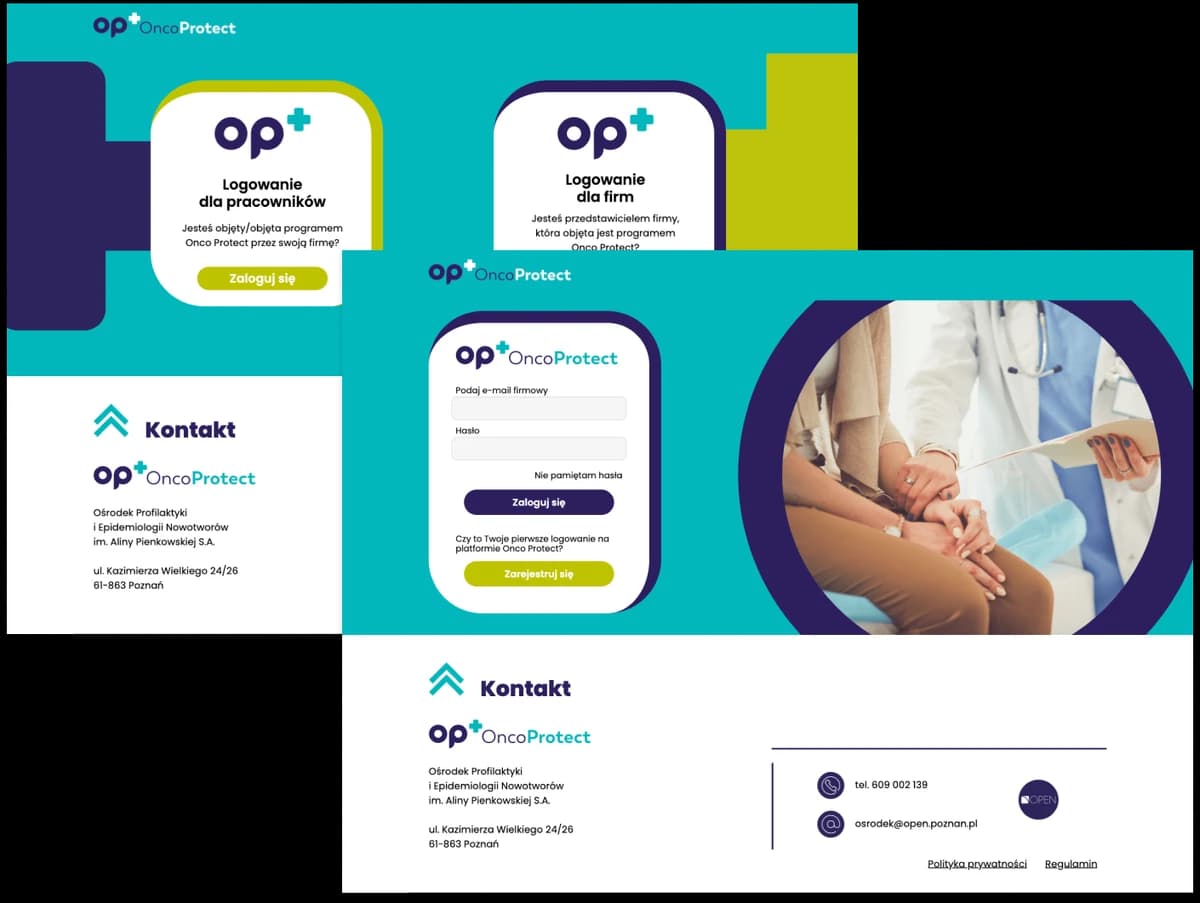 Onco Protect portal klienta Onco Protect portal klienta