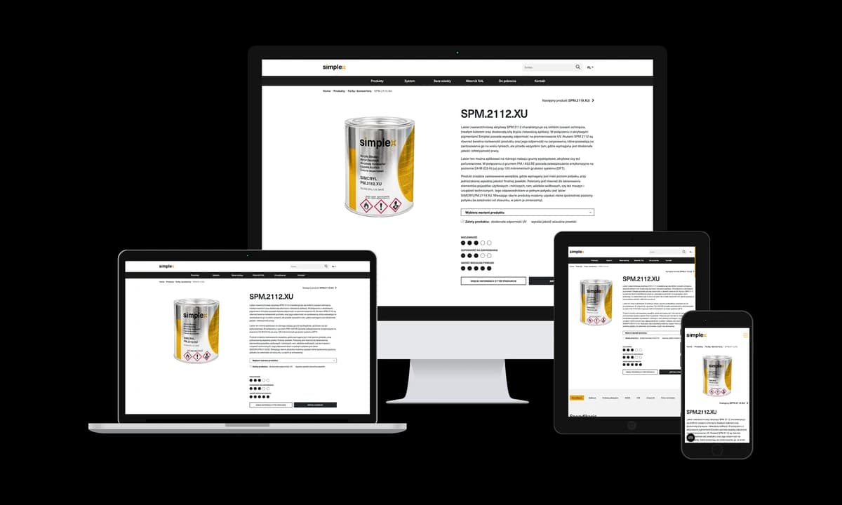 Simplex Simplex - responsywny produkt Simplex Simplex - responsywny produkt