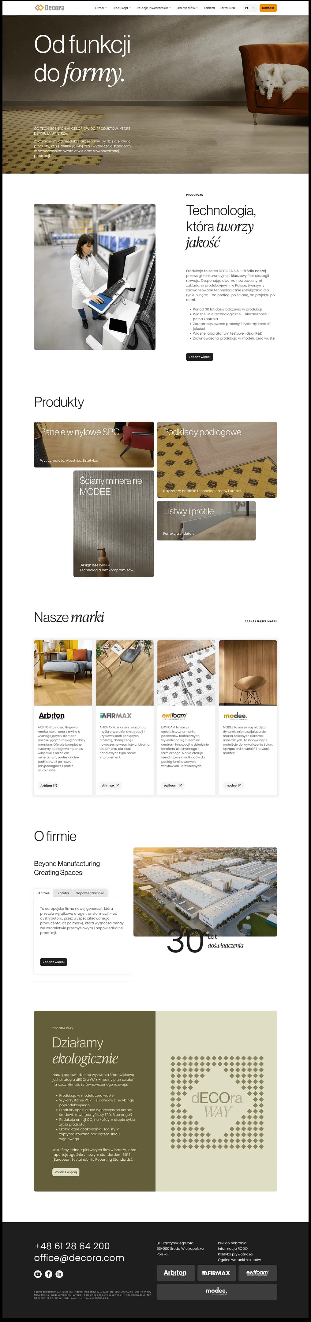 Decora S.A. Decora Homepage Decora S.A. Decora Homepage