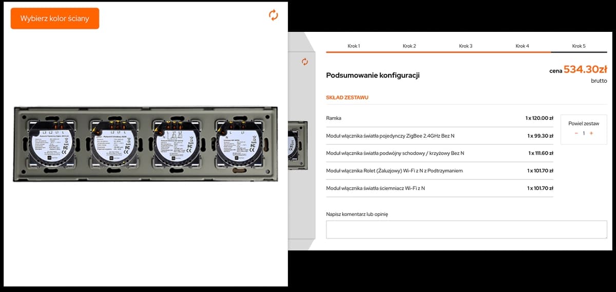 Konfigurator DC Smart Home lista Konfigurator DC Smart Home lista