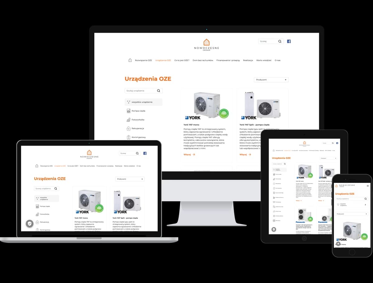 Nowoczesne grzanie responsywność kategorii Nowoczesne grzanie responsywność kategorii