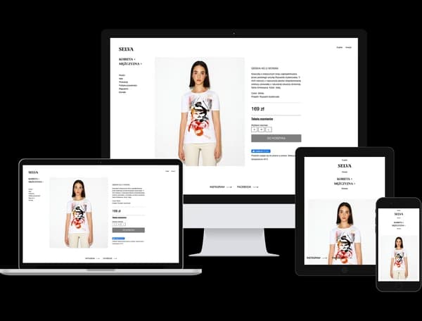 Selvastore.com - produkt responsywny